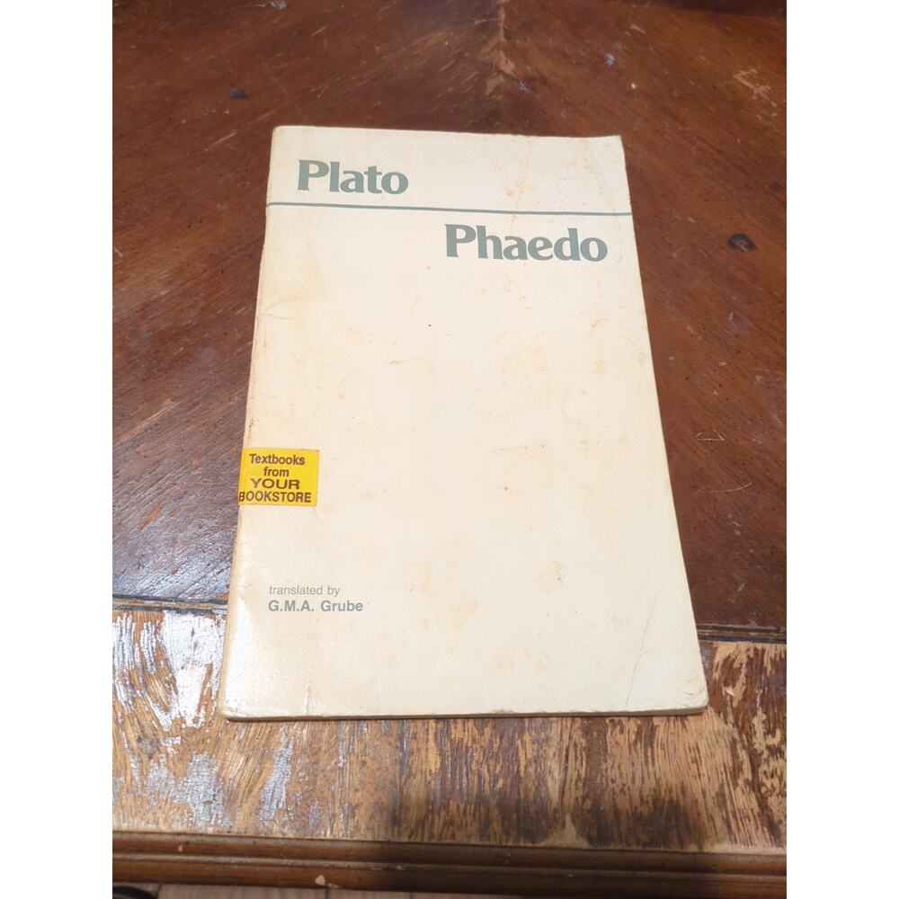 Phaedo (Hackett Classics) by Plato (1977-06-01)